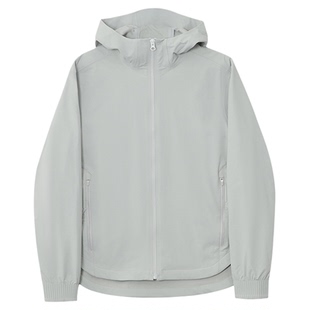 SPYDER蜘蛛春夏女登山尼舒弹有型收腰梭织连帽薄夹克02JM26185WW