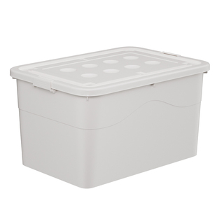 家用塑料收纳箱大容量衣服玩具储物箱书本零食整理箱后备周转箱子