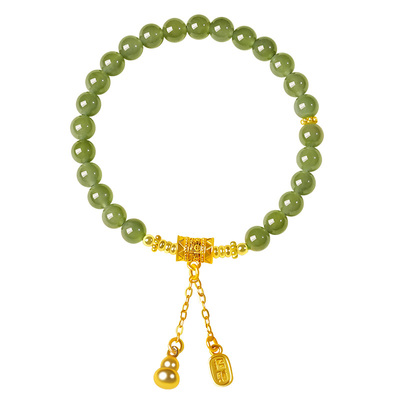 宫里上新正品天然和田玉手串