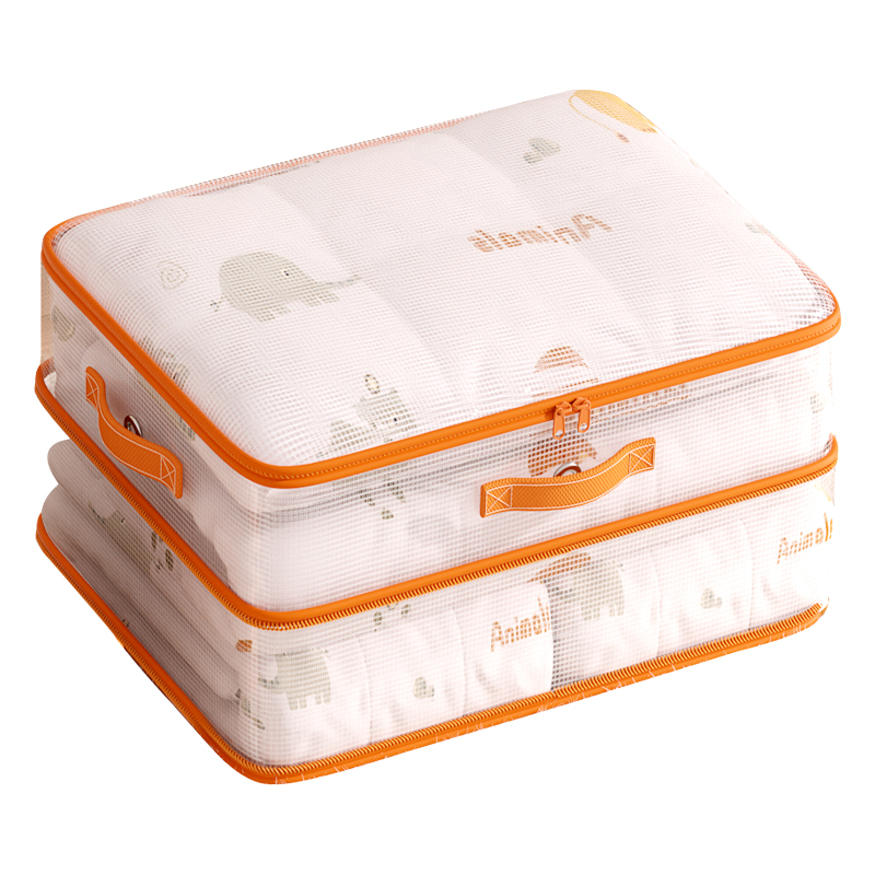 衣服收纳袋杂物免抽气羽绒服棉被整理袋真空压缩换季衣物收纳神器