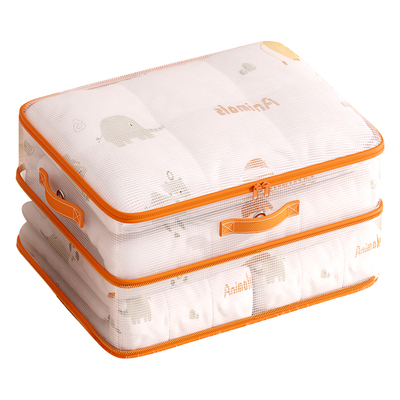 衣服收纳袋杂物免抽气羽绒服棉被整理袋真空压缩换季衣物收纳神器