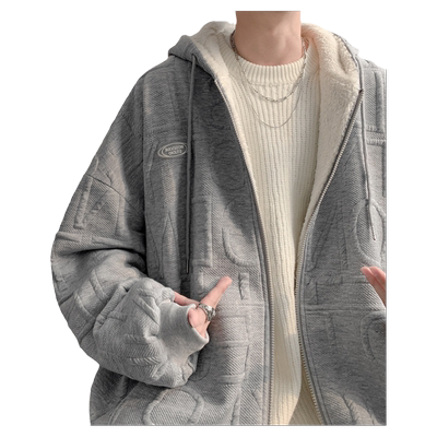 羊羔绒棉衣男士冬季加厚