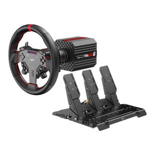 【新品首发】PXN莱仕达VD6游戏方向盘伺服直驱6Nm基座霍尔磁踏板赛车模拟器全套设备PC电脑steam游戏主机外设