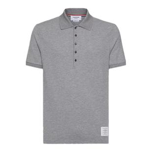[6期免息][明星同款]THOM BROWNE 男士经典珠地四条纹短袖POLO