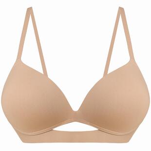 好奇蜜斯粉底液内衣女外扩聚拢小胸显大性感漫画胸无痕文胸罩套装