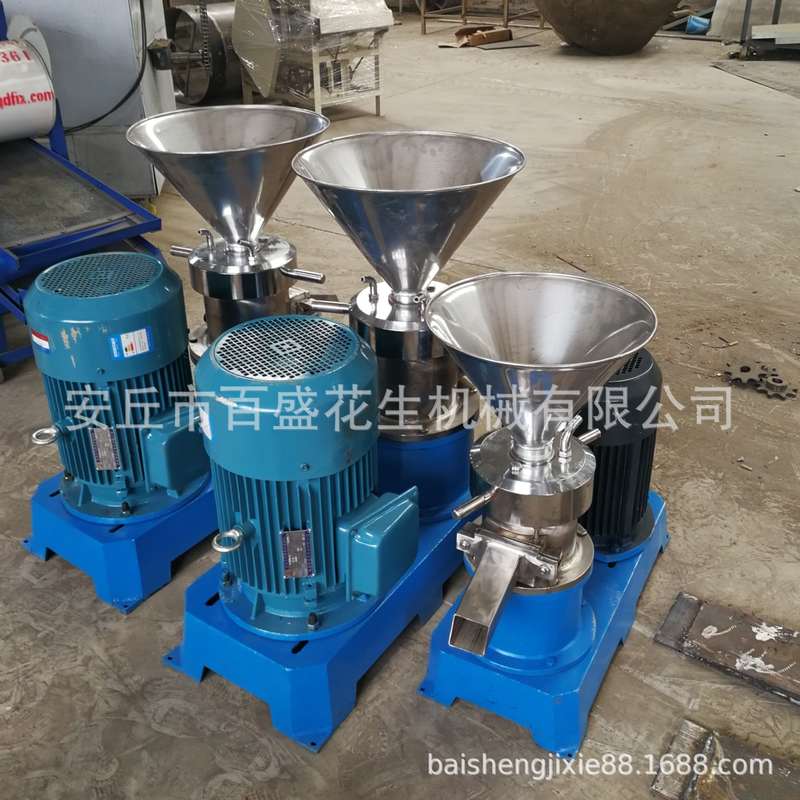 长期供应芝麻磨酱机 不锈钢胶体磨 花生米磨酱机