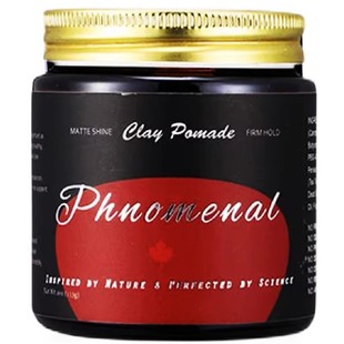 加拿大Phnomenal发油定型男油头膏哑光蓬松背头黑罐发泥PH发蜡