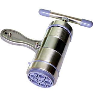 立麦家用手动不锈钢压面机莜面窝窝手摇饸饹面条机河捞床子压面器