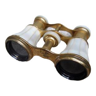 美国代购 Opera◇古着优雅1950s珍珠歌剧眼镜双筒望远镜收藏品
