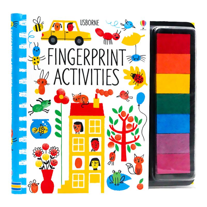 Usborne出品创意指印游戏书