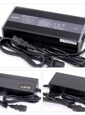国标快充48v12a充电器锂电池快