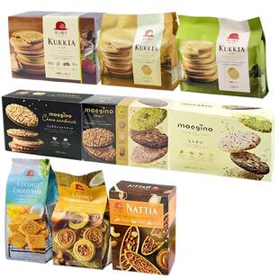 日本进口千朋红帽子牛奶巧克力薄脆抹茶味法式薄饼干休闲零食礼物