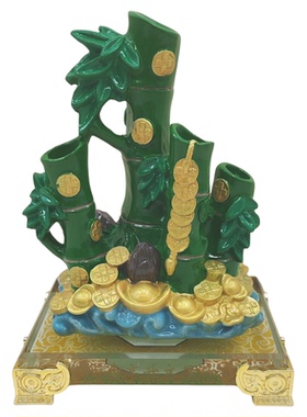 文昌竹摆件客厅书房办公桌装饰