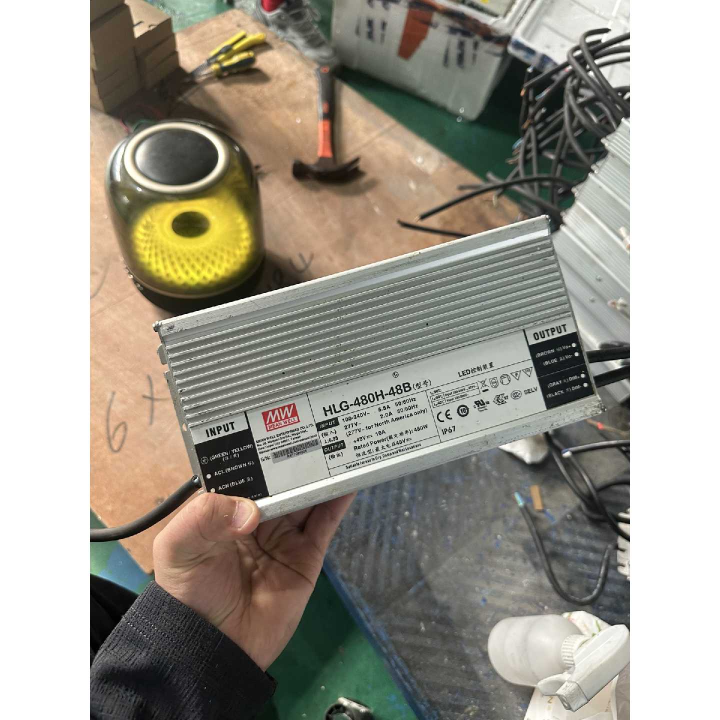 台湾LED驱动电源H-480H-48B,480W大功-询价