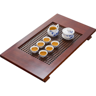金灶功夫茶具套装实木茶盘家用