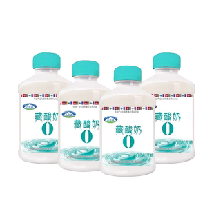 青海湖0蔗糖藏酸奶450g*4瓶高原风味发酵乳低温奶原味无蔗糖酸奶