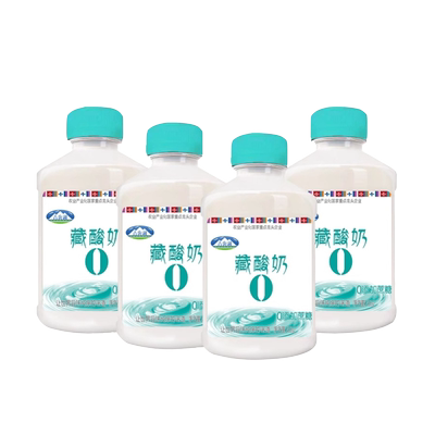 0蔗糖藏酸奶青海湖450g*4瓶
