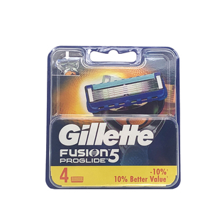吉列致顺手动4片装锋隐超顺手动Proglide剃须刀片英文版 正品现货