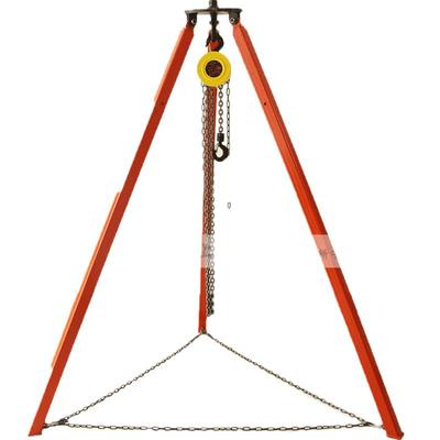 手拉三脚吊架3米2吨三角支架