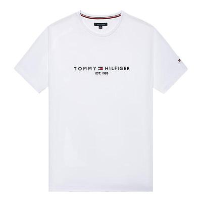 Tommy Hilfiger汤米希尔费格美版圆领短袖夏 舒适休闲纯棉T恤半袖