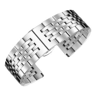 适配天梭手表表带钢带力洛克1853 T006/T41原装1853专用弧形表带