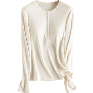 哺乳上衣秋衣秋冬款孕妇装打底衫保暖外出喂奶月子服免穿文胸大码