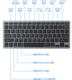 无线蓝牙5.0键盘商务办公家用台式 电脑笔记本按键静音三模充电式