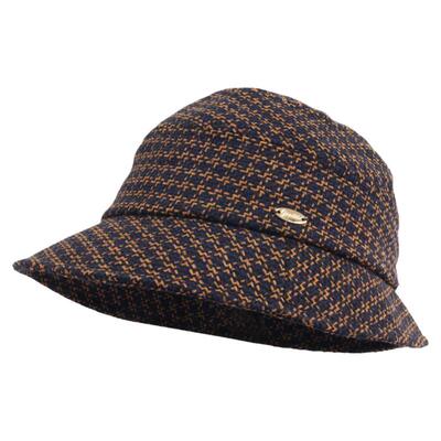 格纹盆帽柔软亲肤显脸小新款帽