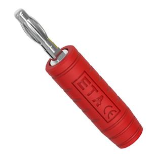 埃塔ETA3002N直插式4mm香蕉插头黄铜镀镍焊接端子灯笼头绝缘护套