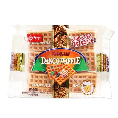 160g袋装即时整箱批发丹夫华夫饼
