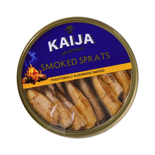 拉脱维亚原装进口鱼罐头熏制西鲱鱼KAIJA牌海鲜下酒下饭菜便携
