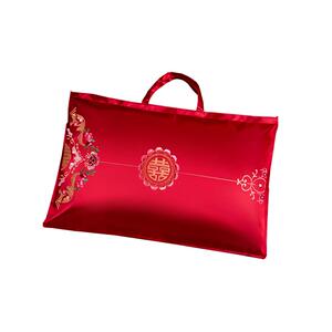 婚庆结婚柳柳乐园锦缎陪嫁收纳袋