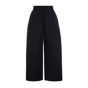 ACNE STUDIOS 25秋冬女士棉质纯色宽松休闲裤银泰百货 301574