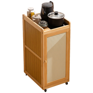 移动边几小茶桌子茶几沙发侧边柜烧水壶一体简易床头角几网红家用