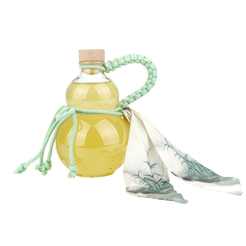 王小院菊花枸杞房县黄酒葫芦小瓶装传统工艺传统酿造500g*3瓶
