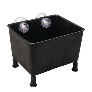 乌龟苗隔离盒黑白发色盒饲养盒小龟多功能鱼缸孔雀鱼孵化盒过滤盒