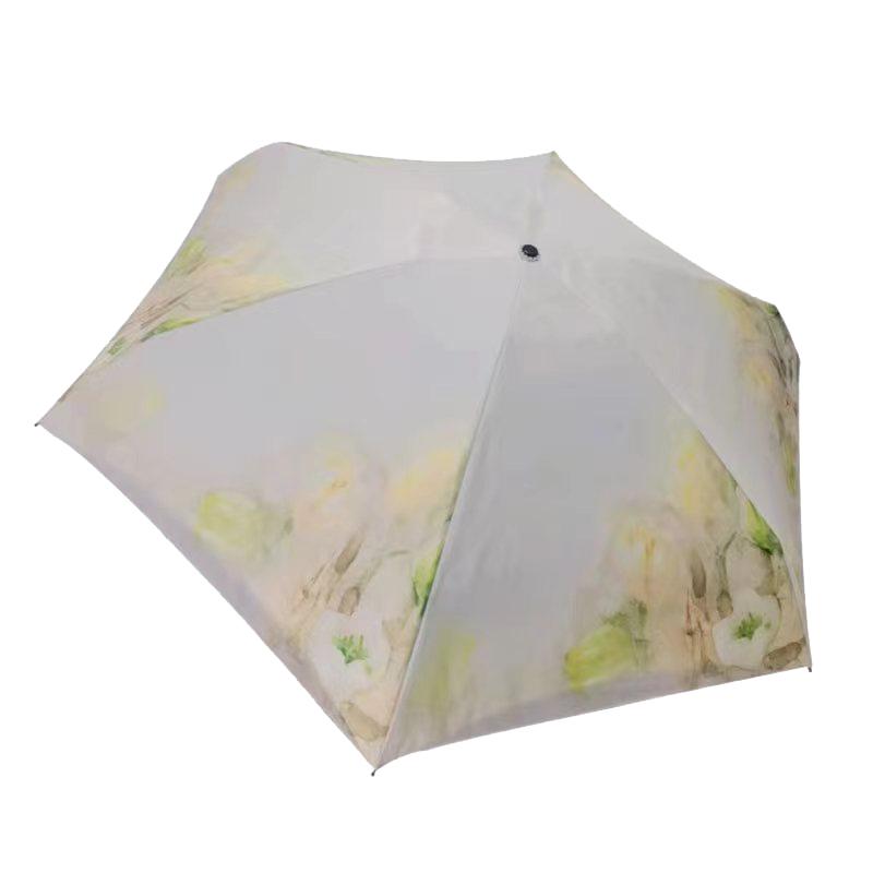 太阳城黑胶防晒晴雨两用超轻伞