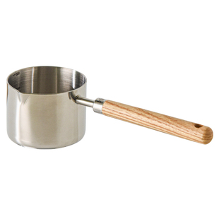 304不锈钢泼油锅家用小型热油锅神器迷你淋油锅热油专用长柄小锅