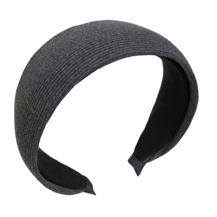 罗纹针织纯色宽边发箍韩系时尚气质发卡韩版优雅洋气简约百搭头箍