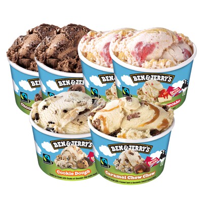 网红Ben&Jerry's冰淇淋6杯囤货装