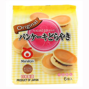 日本进口零食品糕点菓子庵丸京抹茶红豆铜锣烧多啦A梦儿童豆沙包