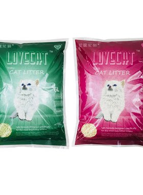 lovecat爱宠爱猫豆腐猫砂结团