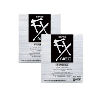 日本参天FX眼药水NEO银装滴眼液缓解视疲劳干涩症人工泪液12ml
