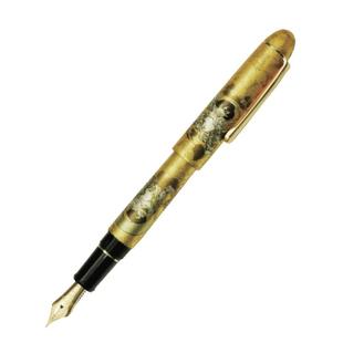 PLATINUM白金旗舰店3776金沢箔PNB-30000H/PNB-35000H万年笔 升龙风神雷神14K金尖钢笔送礼品日本收藏馈赠