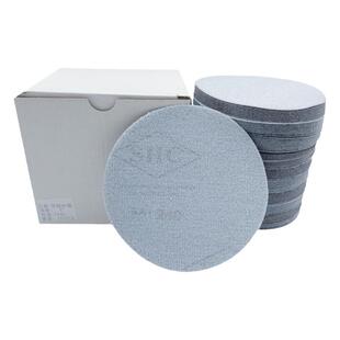 5寸植绒砂纸SHC背绒圆盘自粘拉绒片汽车腻子打磨木工干墙面乳胶漆