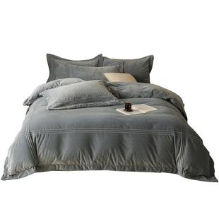 南方寝饰加厚婴儿绒四件套双面加绒牛奶绒保暖四件套床上用品秋冬