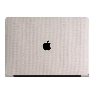 小香风针织皮革米色macpro13M1保护壳16寸壳mac15保护套M2air13寸