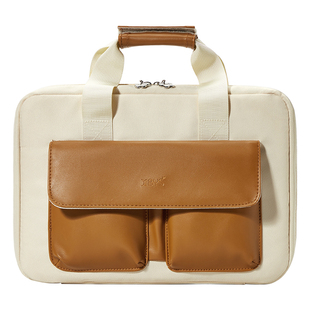 笔记本电脑包防摔减震手提包适用苹果macbook13华为matebook14联想air13.3荣耀magicbook14.2小米简约拼接款