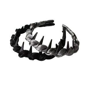 显脸小网纱高颅顶发箍女日常外戴2025新款高级感洋气时尚头箍发卡