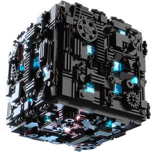 天积第7代机关解密盒积木拼装玩具保险柜成人高难度男孩高难度